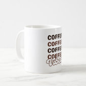 Coffee Vibes Classic Mok (Voorkant links)