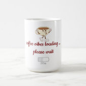 Coffee Vibes Loading – Minimal Coffee Mug Koffiemok (Center)