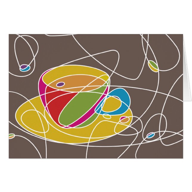 COFFEE-vormen retro (Voorkant Horizontaal)