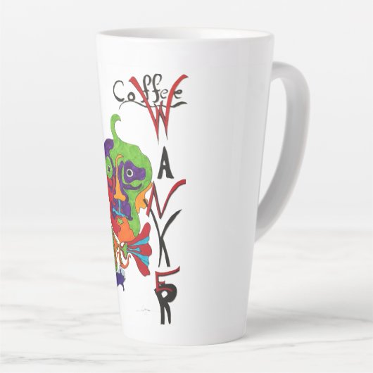 Coffee Wanker Latte Mok (Rechterhoek)