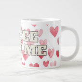 Coffee With Me Heart Mug – Romantic Love Quote (Droite)