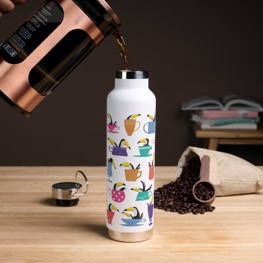 Coffee with Toucans Waterfles (Koffie (Gedraaid)  )