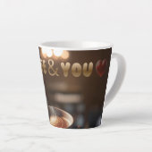 Coffee & You Latte Mug – Cozy Café Aesthetic Gift Latte Mok (Rechterhoek)