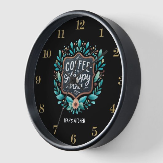 Coffeecore Klok Coffee Memes Barista Krijtbord (Hoek)