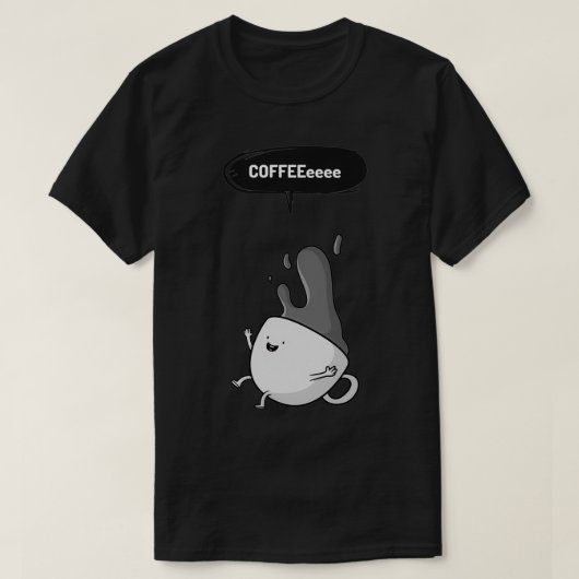 COFFEEeeee T-shirt (Design voorkant)