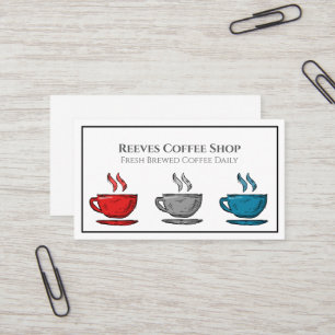 Coffeeshop Cafe Visitekaartje