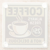  coffeeshop Glass Onderzetter (Achterkant)