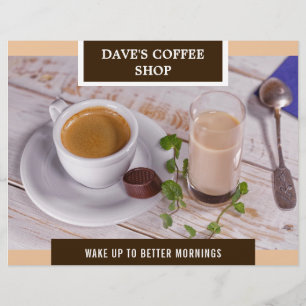 Coffeeshop Grand Opening Flyer