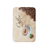 Coffeethema Memory Foam Badmat (Voorkant Verticaal)