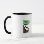 Coffeïneverslaving ontwerp mok (Links)