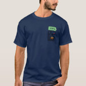 Coffeïneverslaving ontwerp t-shirt (Voorkant)