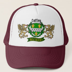Coffey/O'Coffey Irish Shield w/Griffins Trucker Pet