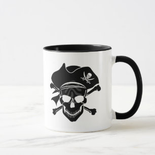 Cofffee Mok-Pirate Skull Mok