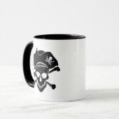 Cofffee Mok-Pirate Skull Mok (Voorkant links)