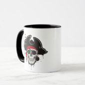 Cofffee Mok-Pirate Skull Mok (Voorkant links)
