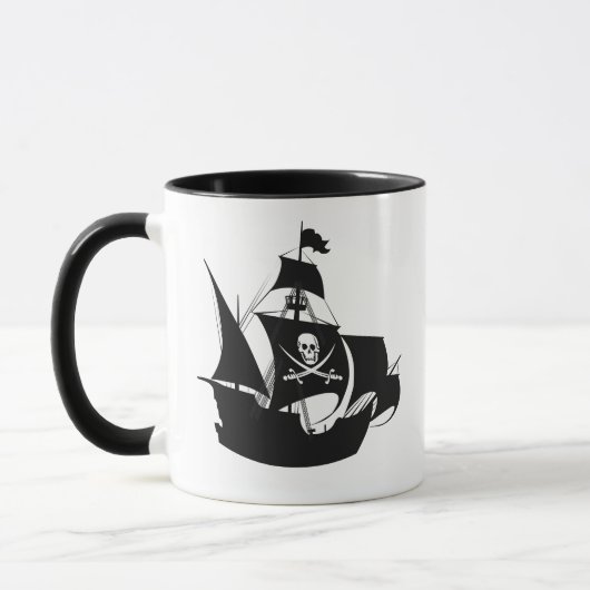 Cofffee Mok-Pirate Skull Mok (Links)
