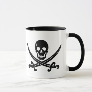 Cofffee Mok-Pirate Skull Mok
