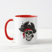 Cofffee Mok-Pirate Skull Mok (Links)