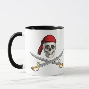 Cofffee Mok-Pirate Skull Mok