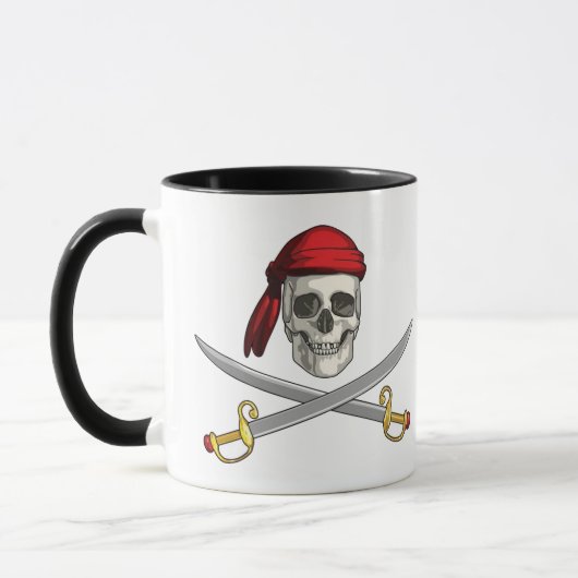 Cofffee Mok-Pirate Skull Mok (Links)
