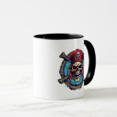 Cofffee Mok-Pirate Skull Mok (Voorkant rechts)