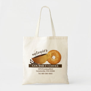 Coffie- en Bagelmarketingpromotie Tote Bag
