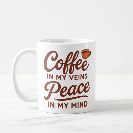 COFFIE IN MIJN ADEREN VREDE IN MIJN GEZONDHEID KOFFIEMOK (Links)