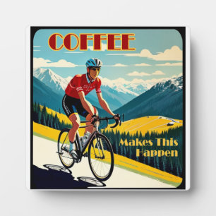 Coffie Laat Dit Gebeuren Fietsen Fotoplaat
