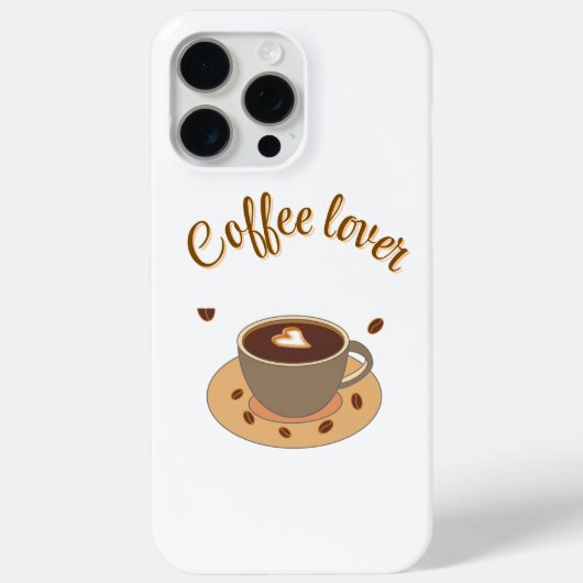 Coffieliefhebber telefoonhoesje | Mooie koffie ont Case-Mate iPhone Case (Achterkant)