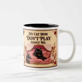 Coffiemok Kat Moeder Cadeau Tweekleurige Koffiemok