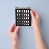 Coffin Nail Art Sjabloon Braindead Flyer (Hand)