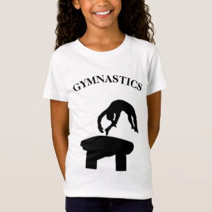 Coffre de gymnastique avec nom Girls T-shirt