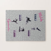 Coffre de gymnastique, Barres, Poutre, Puzzle pers (Horizontal)