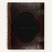 Coffre de l'archiviste : Journal en cuir Stray Ver (Devant)