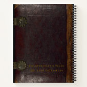 Coffre de l'archiviste : Journal en cuir Stray Ver (Dos)