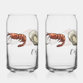 Coffres en verre de fruits de mer (Recto)