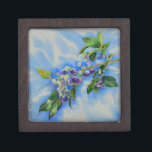 Coffret A Bijoux peinture à l'aquarelle de bleuet<br><div class="desc">Romantique Blueberry Watercolor peinture - belle aquarelle impressionnante inspirée par H Cooper</div>