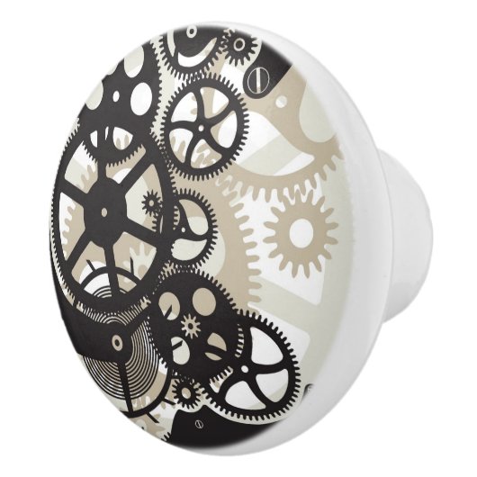 Cog-wielen Keramische Knop (Rechts)