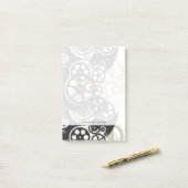 Cog-wielen Post-it® Notes (Op bureau)