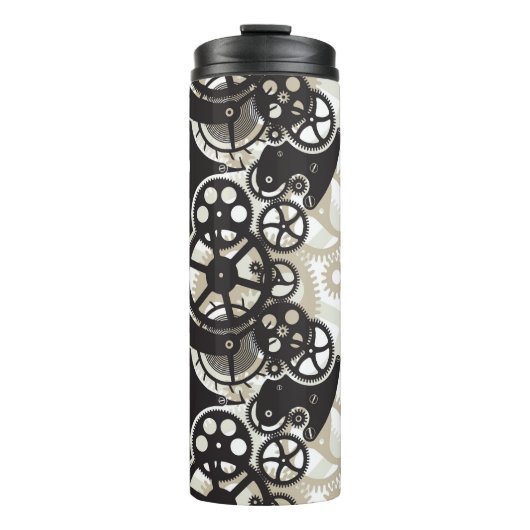 Cog-wielen Thermosbeker (Voorkant)