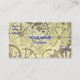 Cog-wielen Visitekaartje