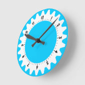 Cogged 01 - Sky Blue Ronde Klok (Hoek)