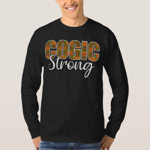 COGIC Sterk Kente Patroon T-shirt