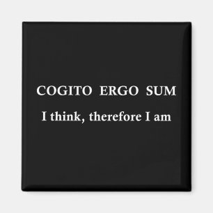 Cogito ergo sum magneet