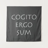 Cogito ergo sum wandkleed (Voorkant)