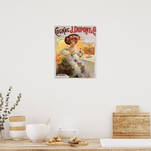  Cognac Advertisement Poster (Keuken)