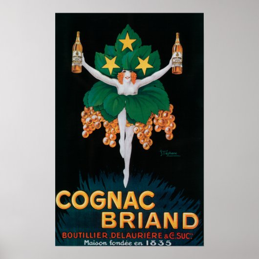Cognac Briand Promotion Poster (Voorkant)