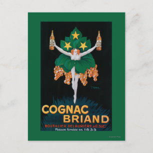 Cognac Briand Promotion Poster Briefkaart
