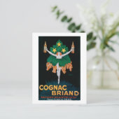 Cognac Briand Promotion Poster Briefkaart (Staand voorkant)