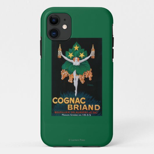 Cognac Briand Promotion Poster Case-Mate iPhone Case (Achterkant)
